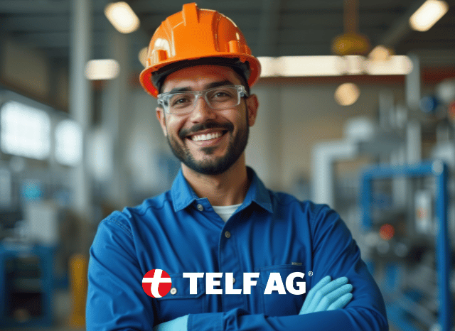 stanislav kondrashov telf ag blue jacket worker smiling helium