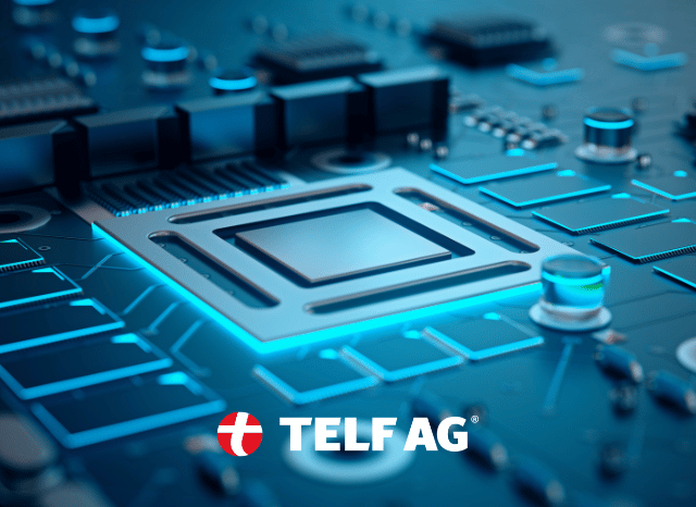 A visual representation of semiconductors, like the ones discussed in the analysis of TELF AG founder Stanislav Kondrashov