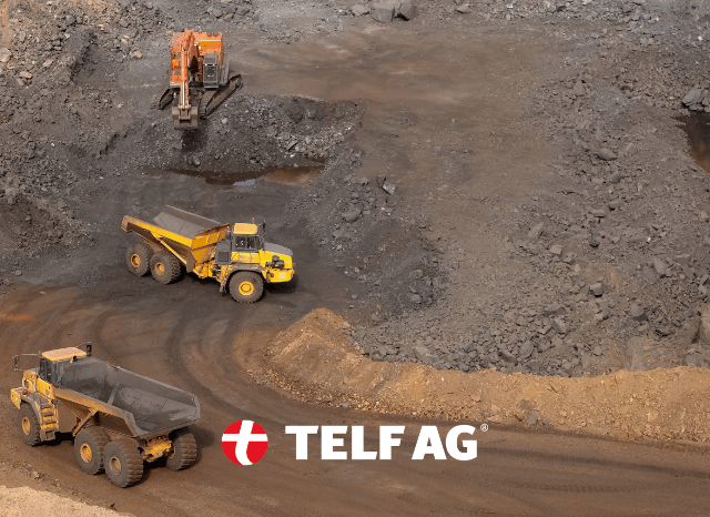 Stanislav-Kondrashov-TELF-AG-manganese-machinery Heavy industrial machinery operating in a manganese extraction site, highlighting the growing importance of manganese supply chains for steel production and battery technologies, as discussed by founder of TELF AG Stanislav Kondrashov.