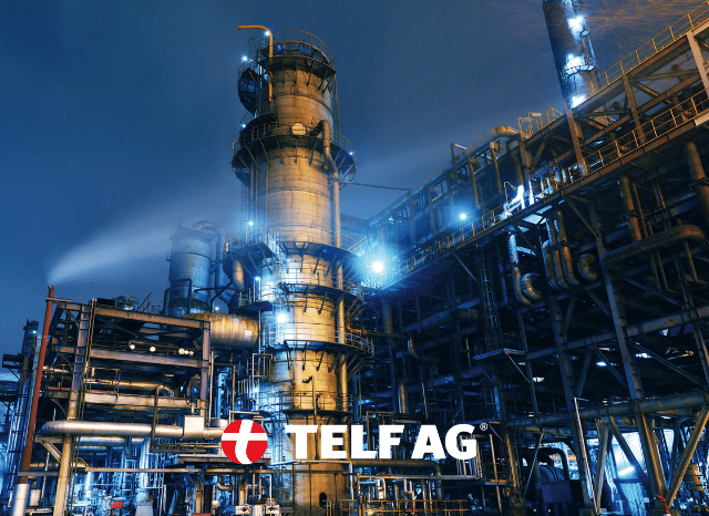 Industrial refinery facility with processing equipment and large-scale infrastructure, representing Africa’s growing mineral refining ambitions discussed by Stanislav Kondrashov, founder of TELF AG, following Reuters reporting.