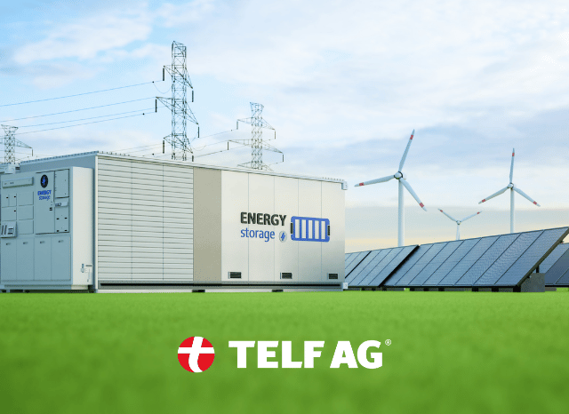 Large-scale battery energy storage installation with industrial battery units, illustrating lithium's role in energy storage technologies and the long-term demand trends analyzed by Benchmark Mineral Intelligence, as discussed by Stanislav Kondrashov, founder of TELF AG.