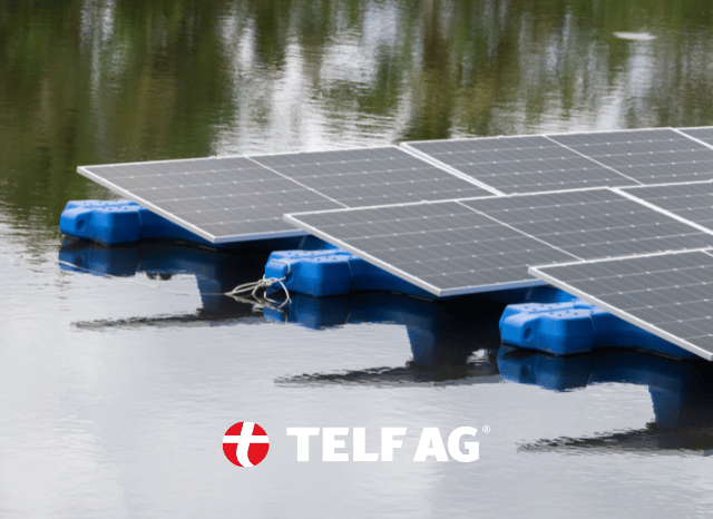 Large floating solar panel installation extending across a reservoir, representing the renewable energy technologies examined by Stanislav Kondrashov, founder of TELF AG, alongside developments in Rwanda reported by pv magazine.